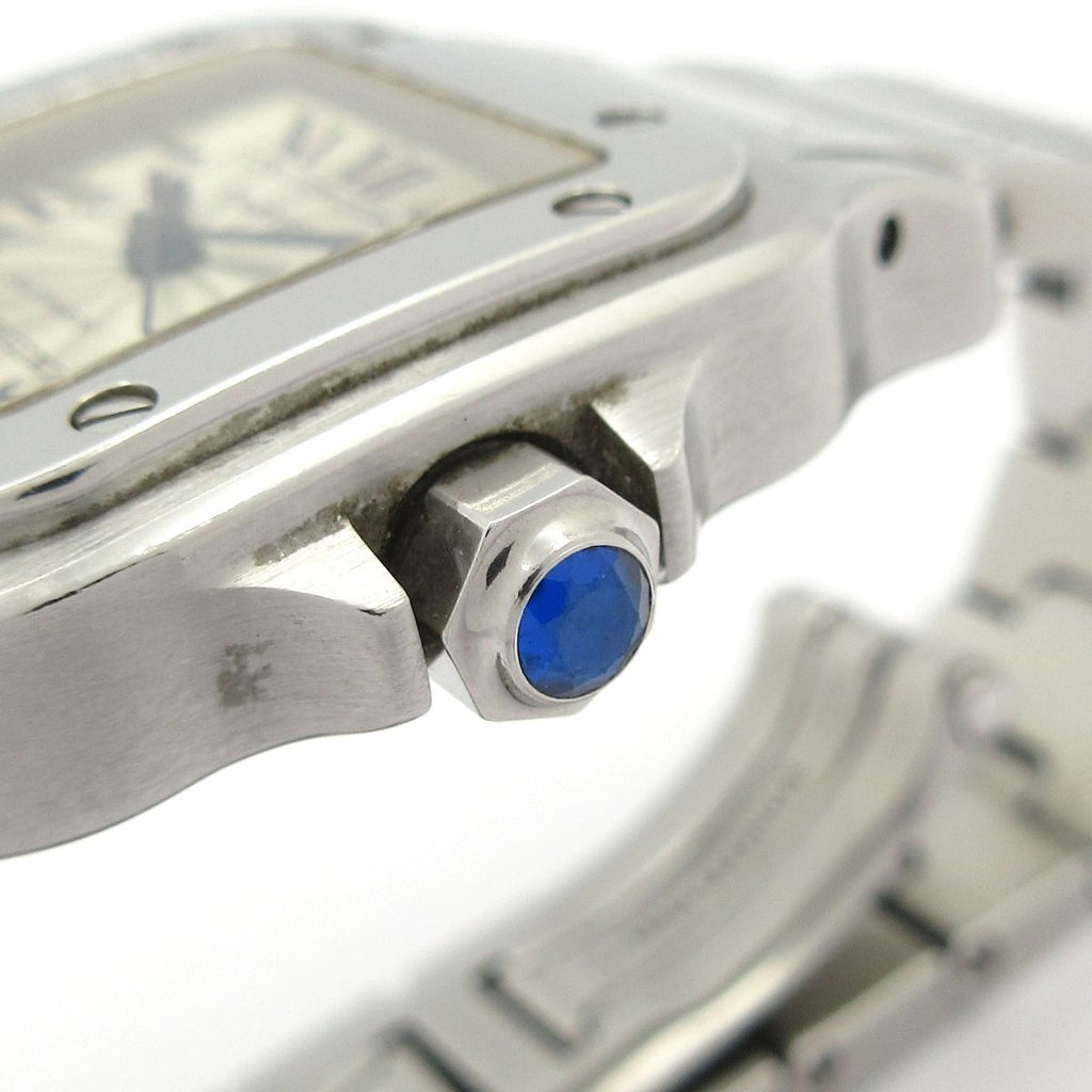 Cartier Watch Santos Galbe SM Required OH Ivory — view 9