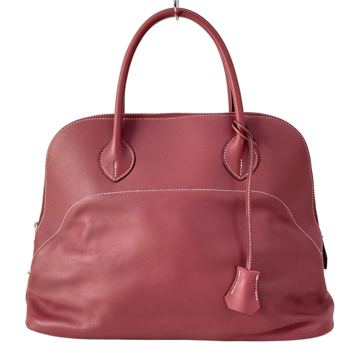 Hermes Handbag Bolide Relax 35 Rosewood Silver