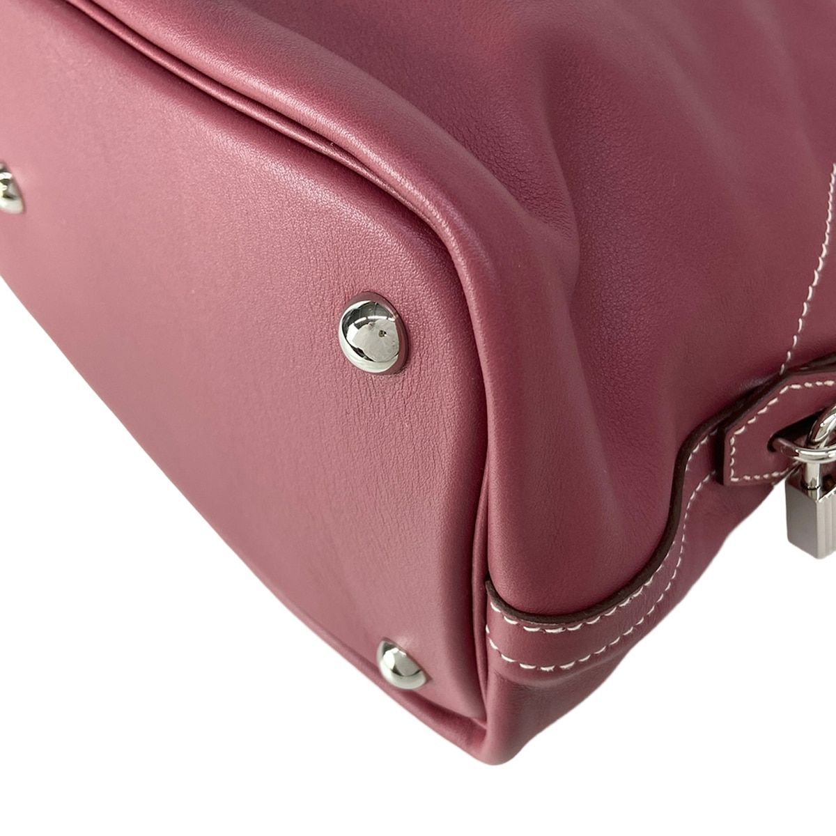Hermes Handbag Bolide Relax 35 Rosewood Silver — view 8