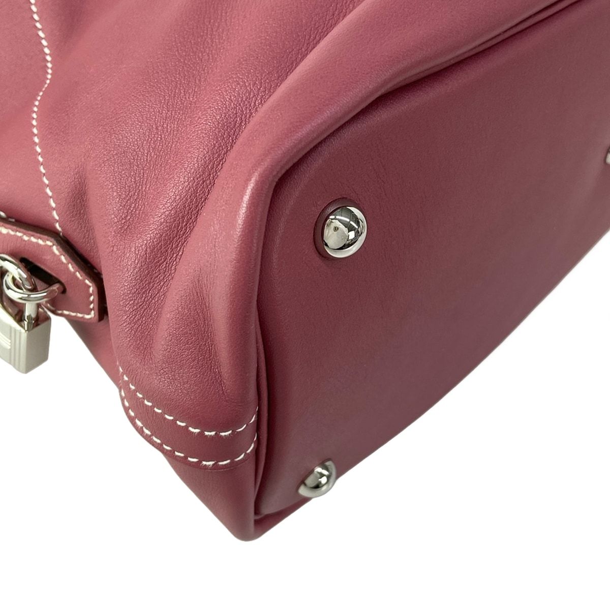 Hermes Handbag Bolide Relax 35 Rosewood Silver — view 7