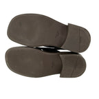 Prada Sandals 34.5 From the Runway Re Edition Dark Brown Leather — view 4