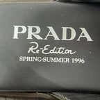 Prada Sandals 34.5 From the Runway Re Edition Dark Brown Leather — view 5