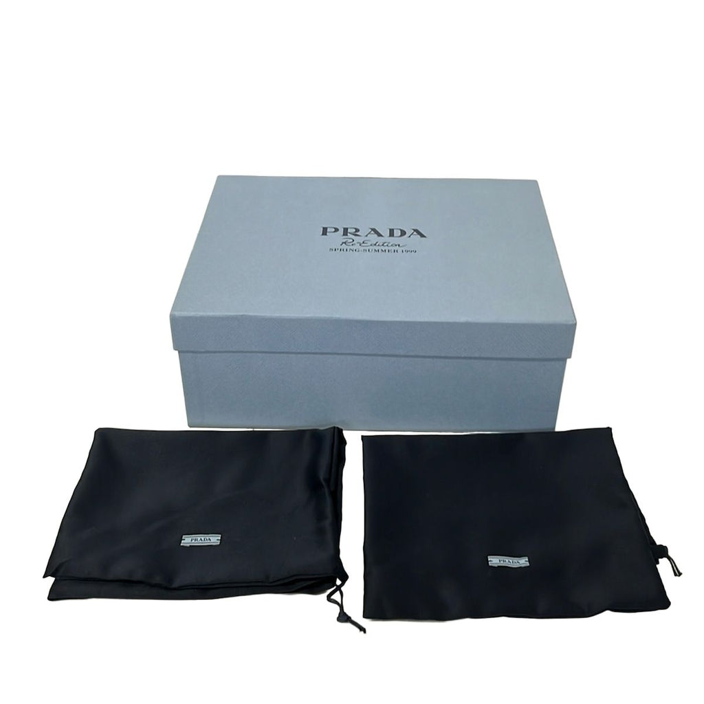 Prada Sandals 34.5 From the Runway Re Edition Dark Brown Leather — view 7