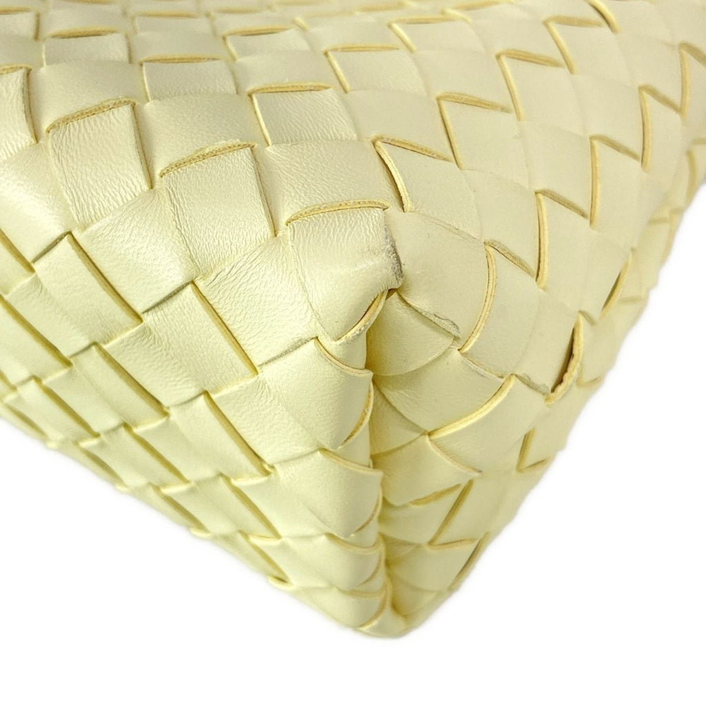 Bottega Veneta Shoulder Bag Small Andyamo Light Yellow 2-Way Leather — view 6