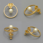 Dior 30 Monte New Earrings Both Ears CD Signature kuru — view 7