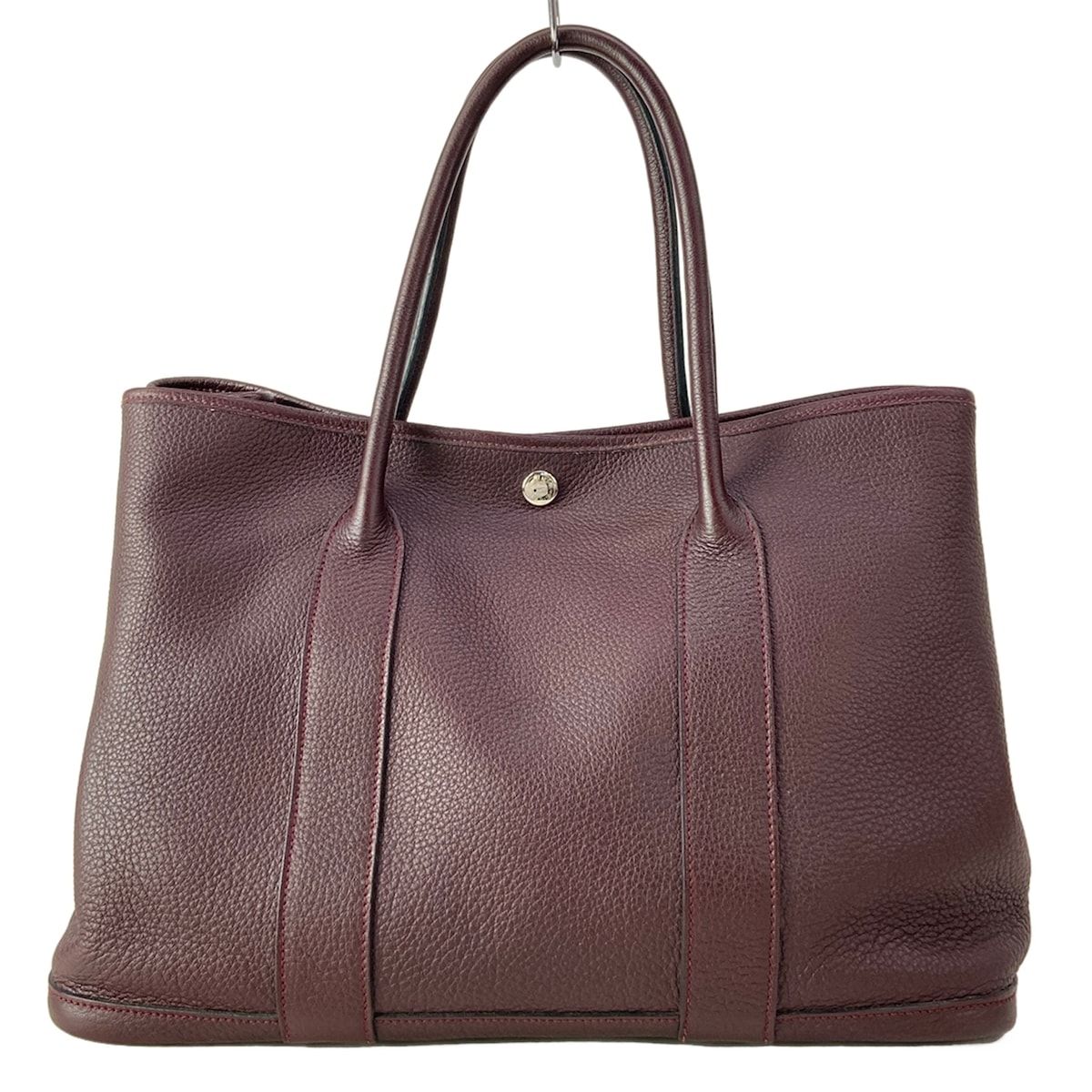 Hermes Tote Garden Party PM Purun Silver — view 3