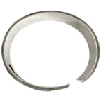 Gucci Cutout Logo Silver Bangle Bracelet — view 4