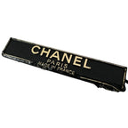 Chanel Logo Rubber Black White Bracelet Silver — view 9