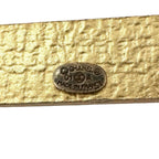 Chanel Pearl Logo Gold Plated Brooch — view 7