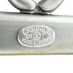 Chanel Logo Rubber Black White Bracelet Silver — view 8