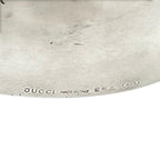Gucci Cutout Logo Silver Bangle Bracelet — view 7