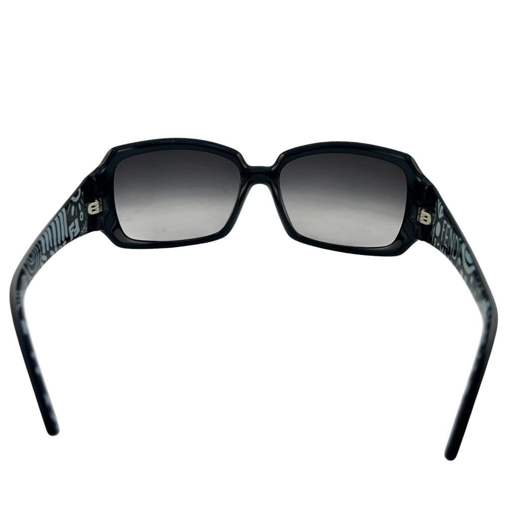 Fendi FF Logo Acetate Indigo Blue Light Sunglasses Eyewear — view 5