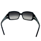 Fendi FF Logo Acetate Indigo Blue Light Sunglasses Eyewear — view 5