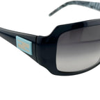 Fendi FF Logo Acetate Indigo Blue Light Sunglasses Eyewear — view 6