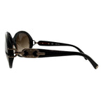 Celine Triomphe Acetate Brown Sunglasses Gold Eyewear — view 3
