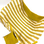 Hermes Cannes Canvas Yellow White Tote Silver — view 3