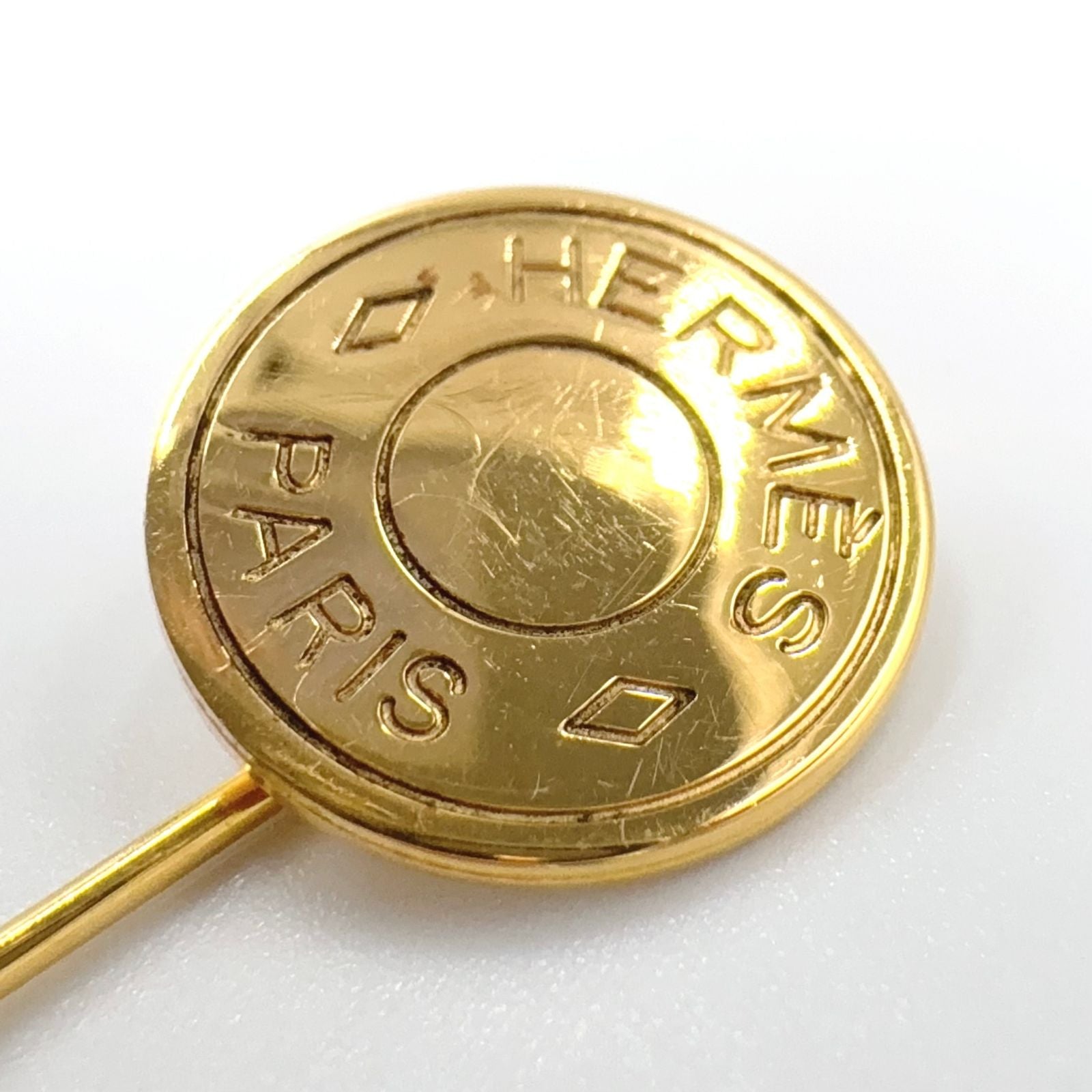 Hermes Series Pin Gold Plated Brooch — view 6