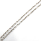 Gucci Heart Motif Blue Topaz Silver Light Necklace — view 5