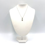 Gucci Heart Motif Blue Topaz Silver Light Necklace — view 8