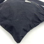 Prada Nylon Black Shoulder Bag Silver — view 6