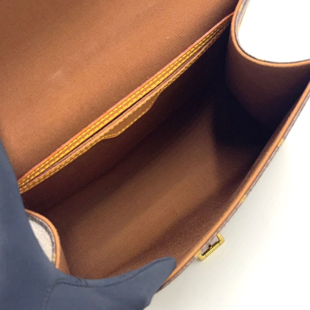Louis Vuitton Bel Air Monogram 2-Way Shoulder Leather Brown Light Handbag Gold — view 3