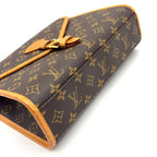 Louis Vuitton Bel Air Monogram 2-Way Shoulder Leather Brown Light Handbag Gold — view 7