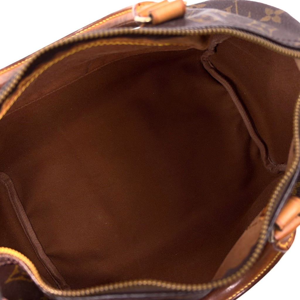 Louis Vuitton Speedy 30 Monogram Leather Brown Light Handbag Gold — view 3