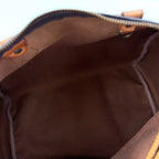 Louis Vuitton Speedy 30 Monogram Leather Brown Light Handbag Gold — view 7