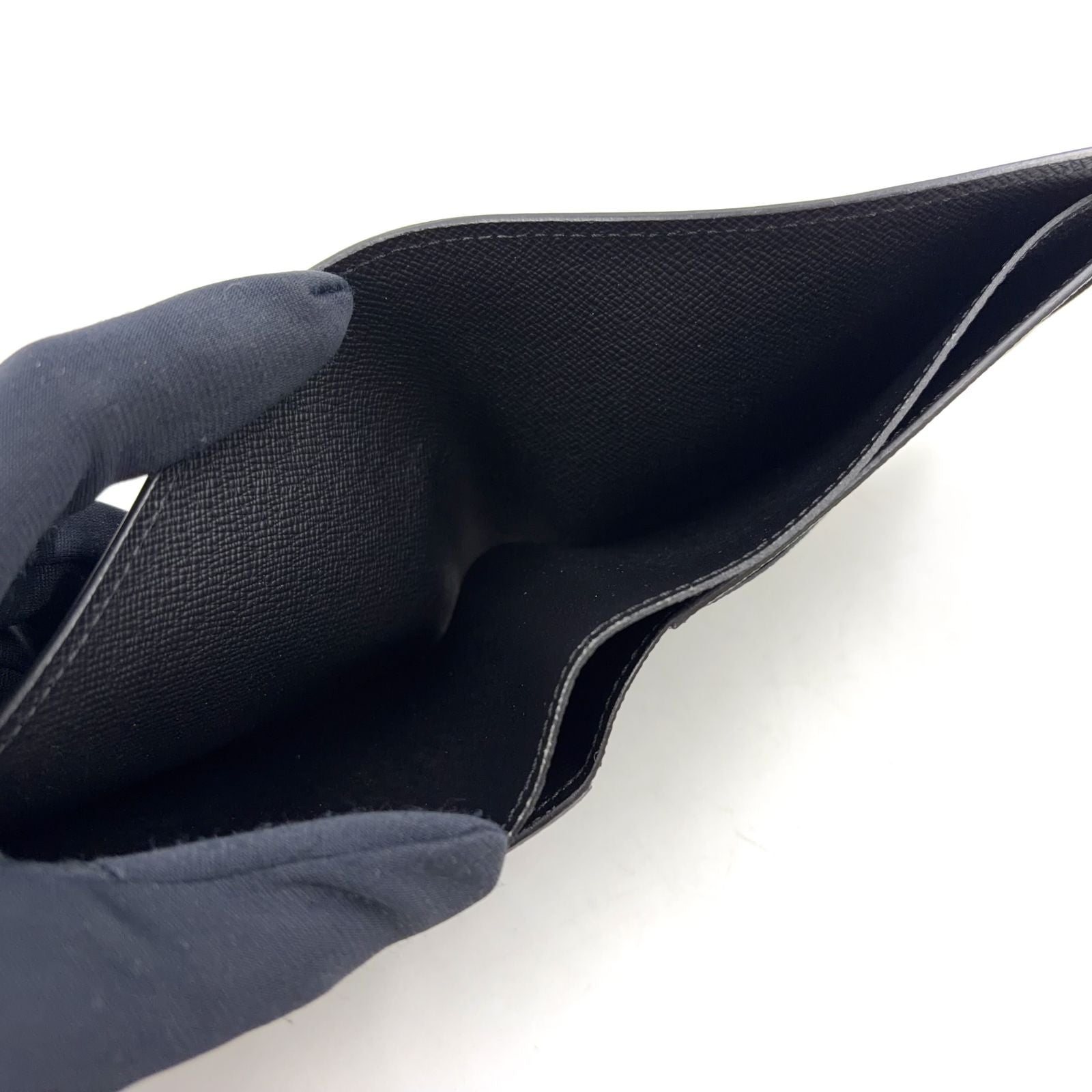Louis Vuitton Portefeuille Multiple Epi Leather Black Bifold Wallet — view 5