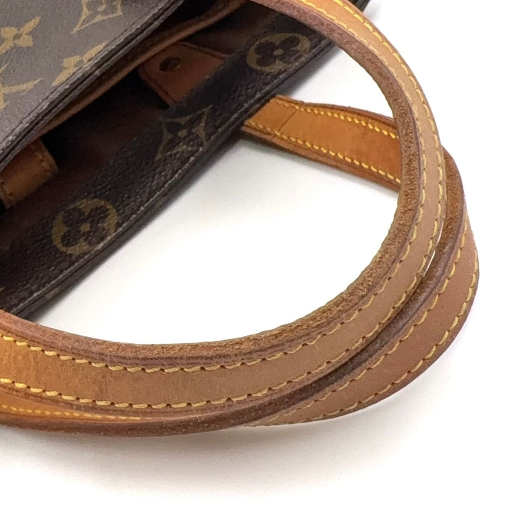 Louis Vuitton Vavin PM Monogram Leather Brown Handbag Gold — view 5