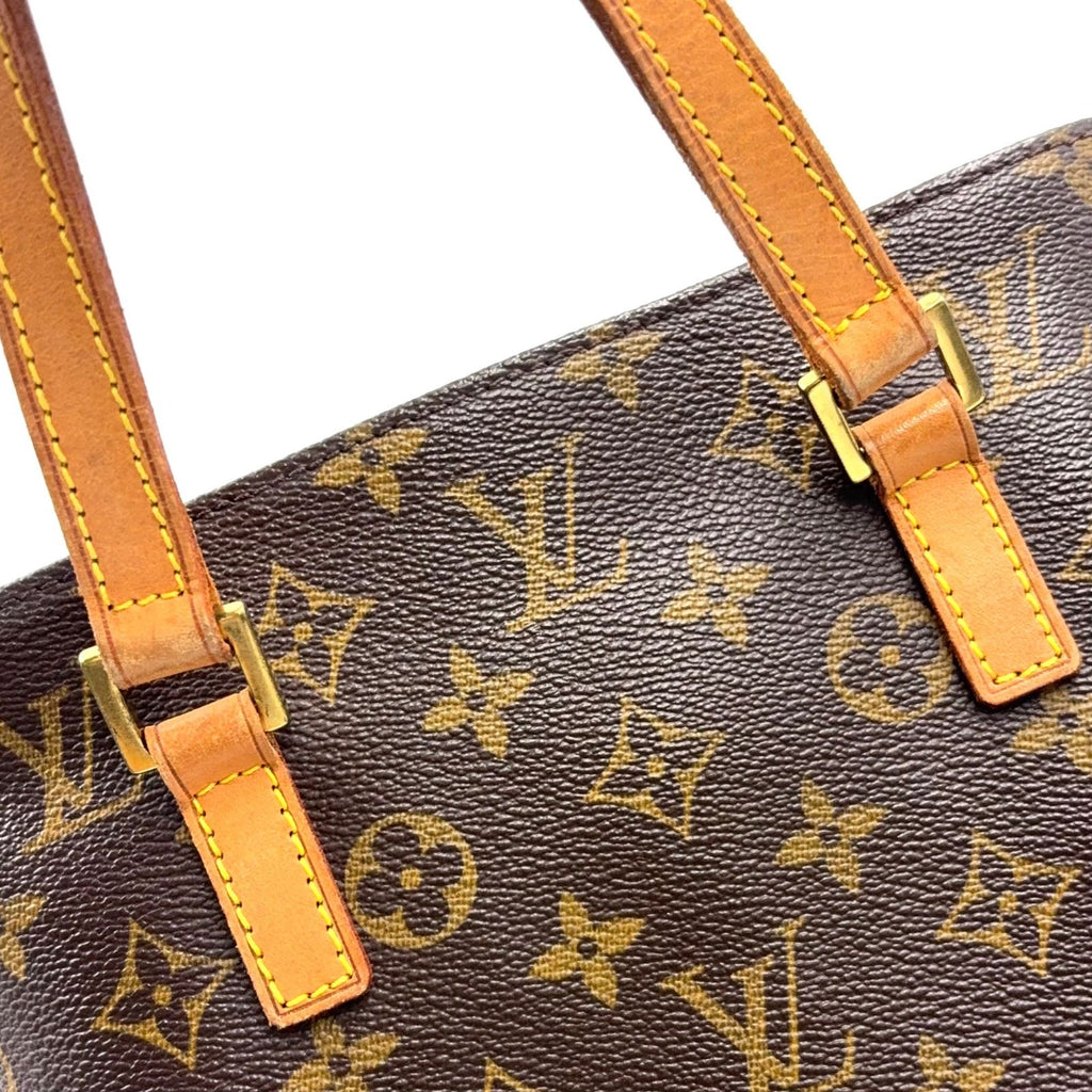 Louis Vuitton Vavin PM Monogram Leather Brown Handbag Gold — view 8