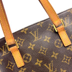 Louis Vuitton Vavin PM Monogram Leather Brown Handbag Gold — view 8