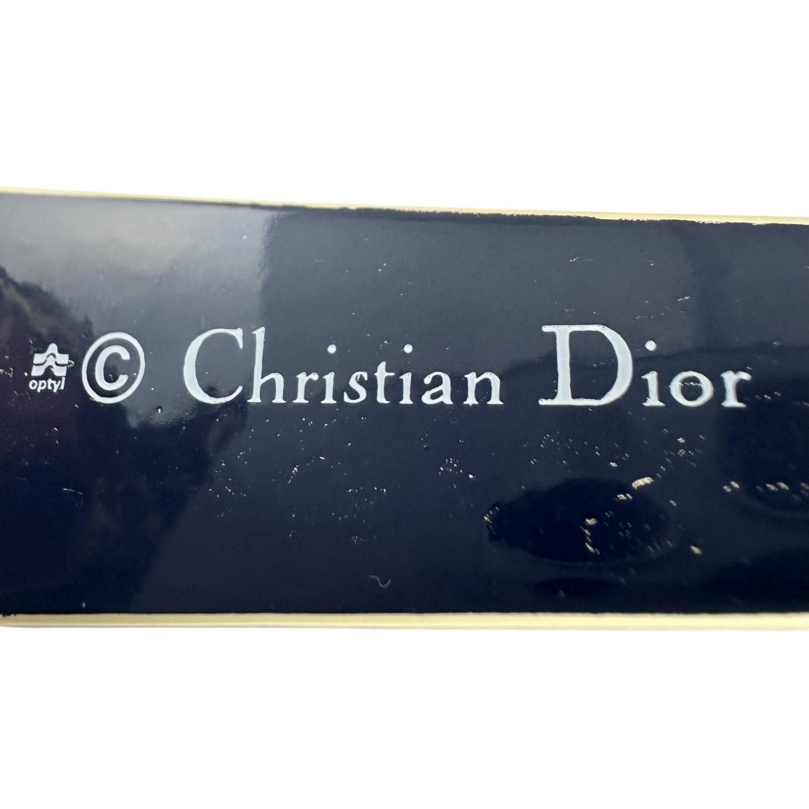 Dior Acetate Dark Blue Brown Sunglasses Eyewear — view 9