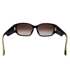 Dior Acetate Dark Blue Brown Sunglasses Eyewear — view 5