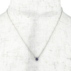 Tiffany & Co by the Yard Pendant Amethyst Silver Purple Necklace — view 3