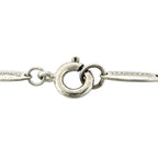 Tiffany & Co Elsa Peretti Open Heart Pendant Silver Pink Necklace — view 5
