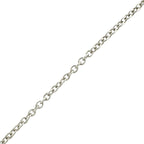 Tiffany & Co Triple Interlocking Silver Blanc Necklace — view 4