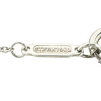 Tiffany & Co Triple Interlocking Silver Blanc Necklace — view 6