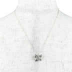 Tiffany & Co Ribbon Silver Necklace — view 3