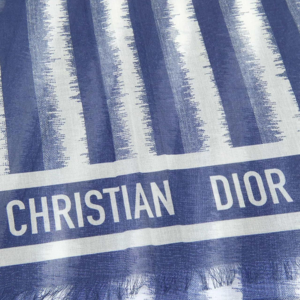 Dior Shawl Scarf Navy — view 4