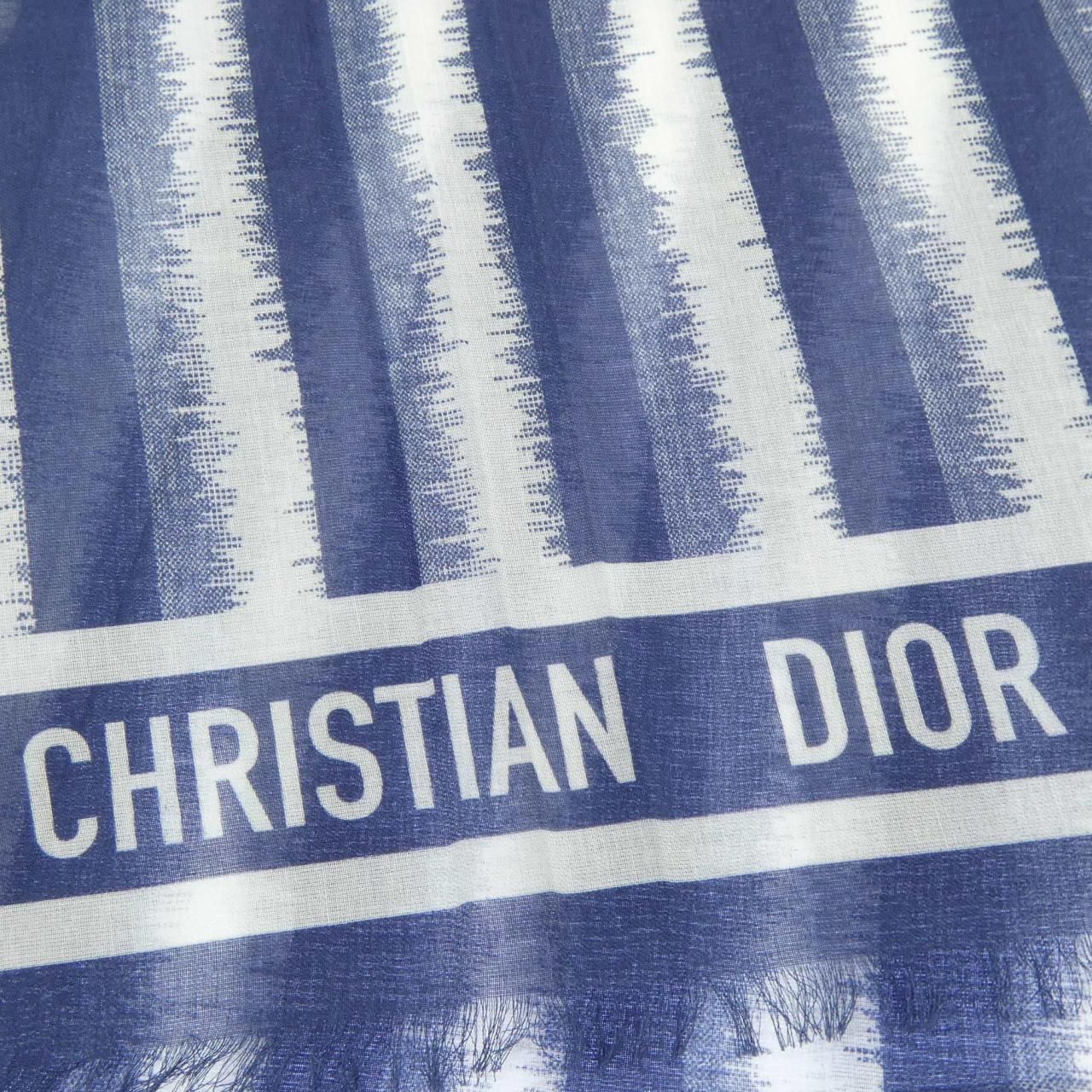 Dior Shawl Scarf Navy — view 4