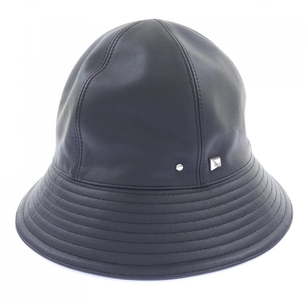Hermes Charms Hat Black