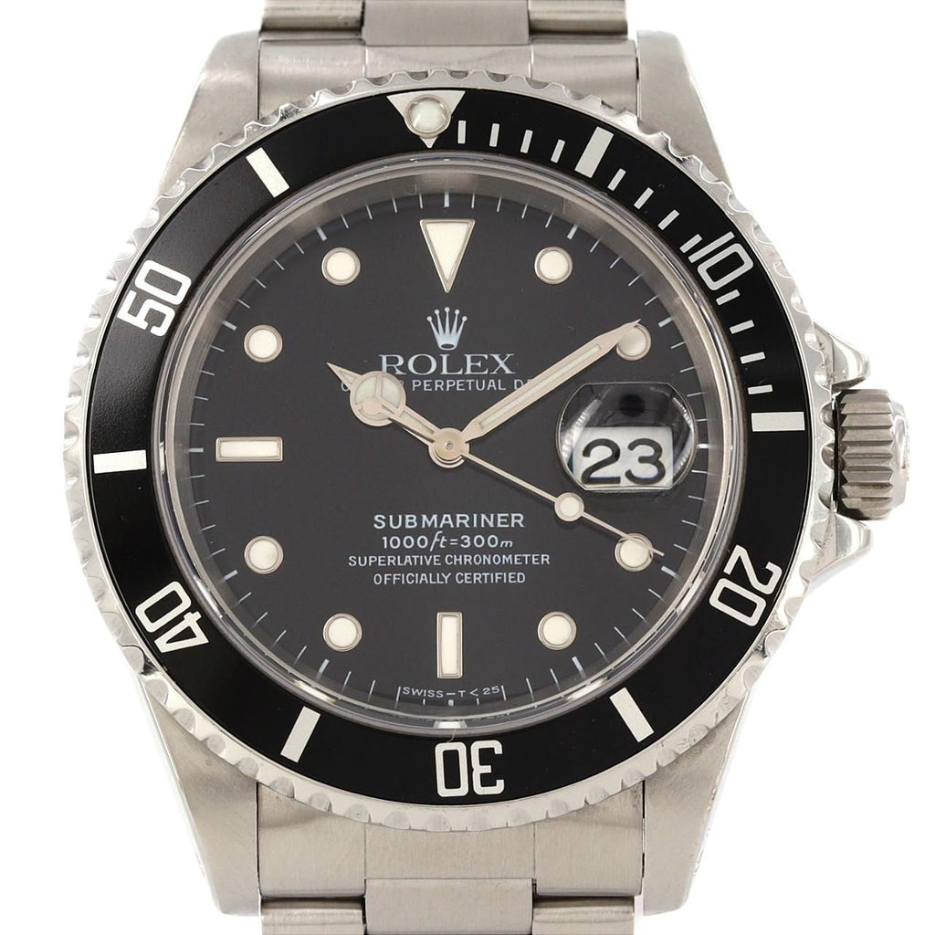 Rolex Submariner Date SS Automatic Winding Number Watch