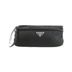 Prada Waist Bag Belt Bag Silver