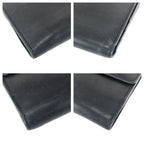 Gucci Black Silver Leather 035 Fold Wallet Compact — view 4