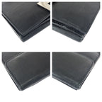 Gucci Black Silver Leather 035 Fold Wallet Compact — view 3