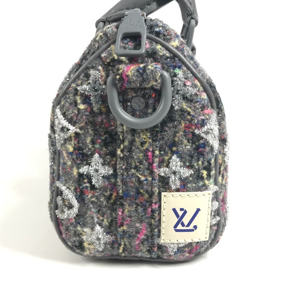 Louis Vuitton Shoulder Bag Keepall XS Tweed Gray — view 5