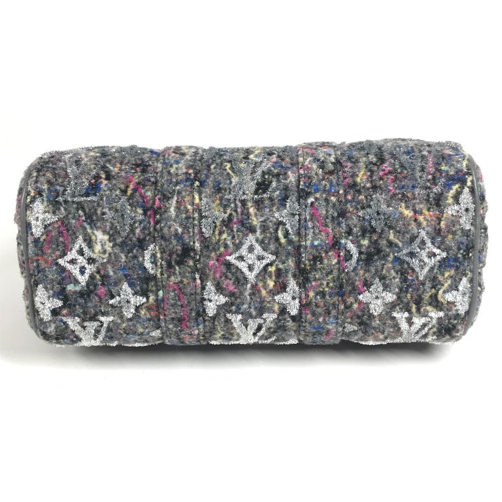 Louis Vuitton Shoulder Bag Keepall XS Tweed Gray — view 6
