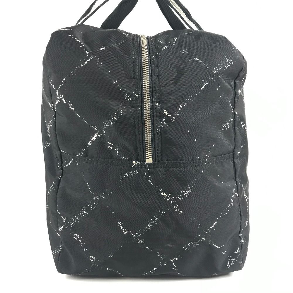 Chanel Boston Bag Nylon Black — view 3