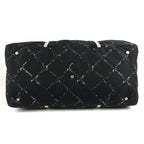 Chanel Boston Bag Nylon Black — view 5